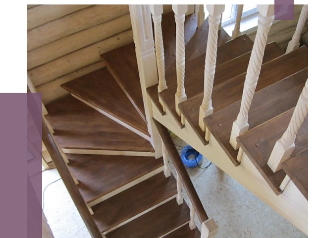 Реставрация деревянных лестниц в Устях-Илимске от 4368 руб.