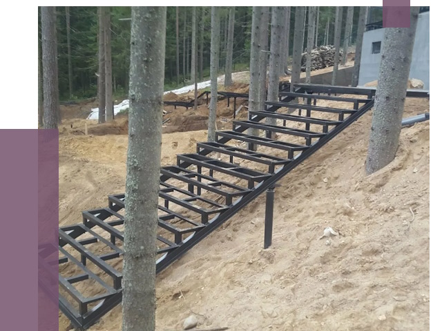 Монтаж металлических лестниц в Устях-Илимске от 13780 руб. 