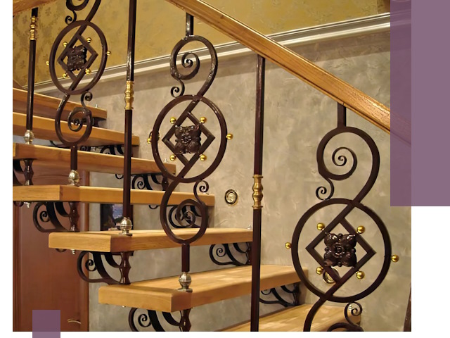 Изготовление кованых лестниц под ключ в Устях-Илимске