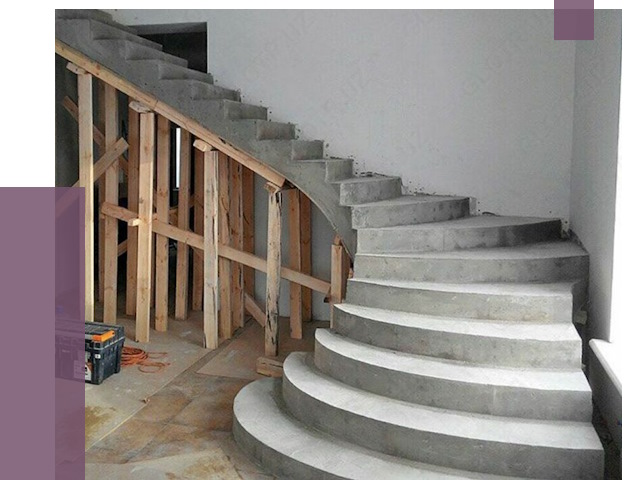 Изготовление бетонных лестниц под ключ в Устях-Илимске от 20280 руб. | ПРОЛЁТ-Сть