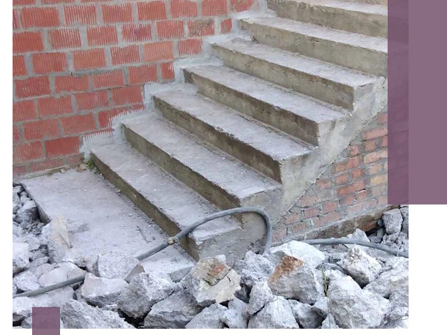 Демонтаж бетонных лестниц в Устях-Илимске: быстро и безопасно