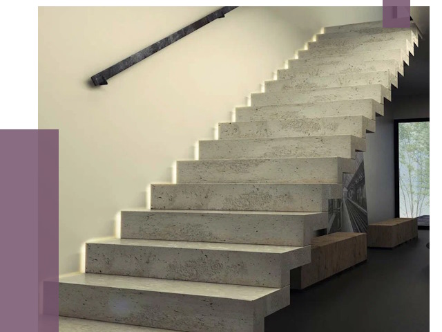 Облицовка бетонных лестниц в Устях-Илимске от 4680 руб/м2