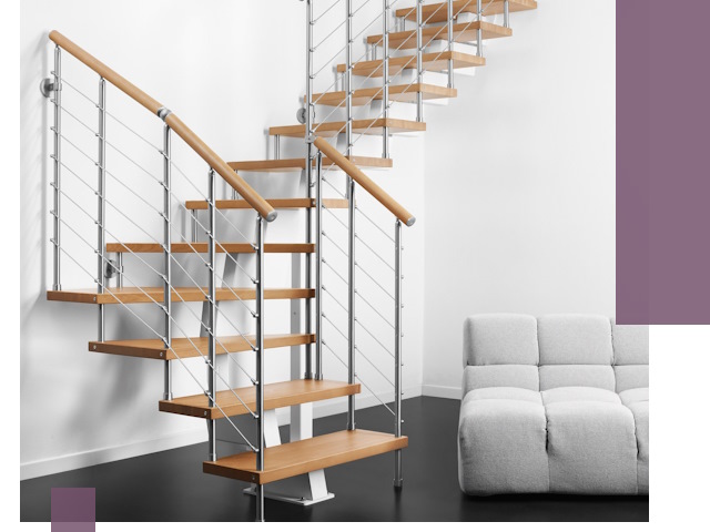 Модульные лестницы под ключ в Устях-Илимске — монтаж и изготовление