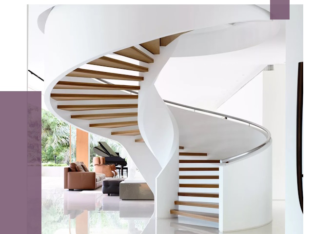 Винтовые лестницы в Устях-Илимске под ключ от 49400 руб. | ПРОЛЁТ-Сть