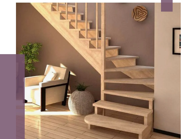 Изготовление Г-образных лестниц в Устях-Илимске от 19240 руб. 