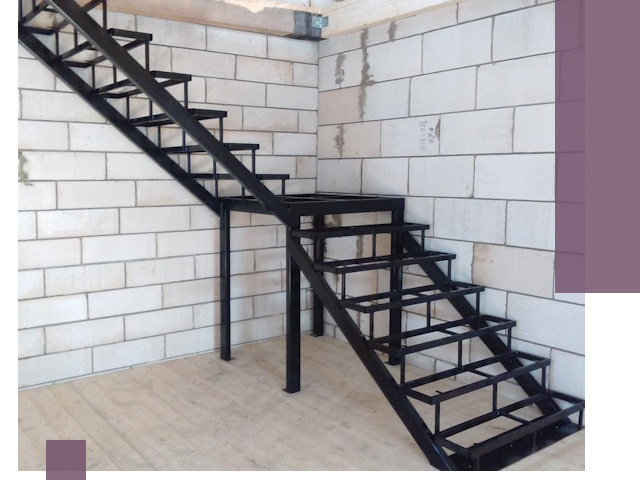 Лестницы на металлокаркасе под ключ в Устях-Илимске — изготовление и монтаж