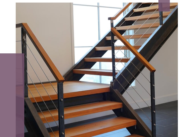Изготовление лестниц на металлокаркасе в Устях-Илимске от 19240 руб. | ПРОЛЁТ-Сть
