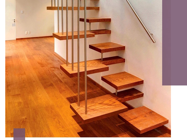 Лестницы «гусиный шаг» на заказ в Устях-Илимске для узких пространств