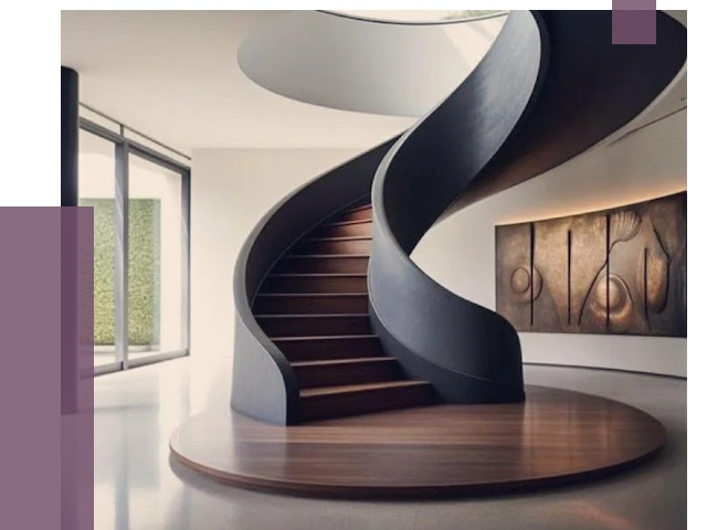 Элитные лестницы под заказ в Устях-Илимске от 192400 руб. — ПРОЛЁТ-Сть