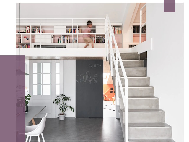 Лестницы для двухуровневой квартиры в Устях-Илимске от 179400 руб. | ПРОЛЁТ-Сть