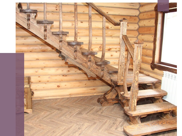 Лестницы в баню в Устях-Илимске от 19448 руб. — изготовление | ПРОЛЁТ-Сть