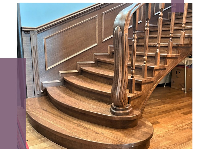 Дубовые лестницы под ключ в Устях-Илимске от 179400 руб. — ПРОЛЁТ-Сть