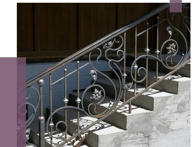 Кованые перила в Устях-Илимске от 8840 руб. под ключ — качество от ПРОЛЁТ-Сть