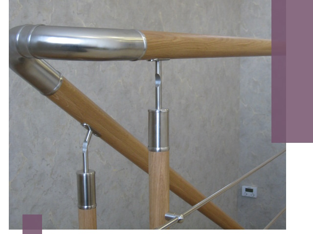 Комбинированные перила на заказ в Устях-Илимске — монтаж и производство