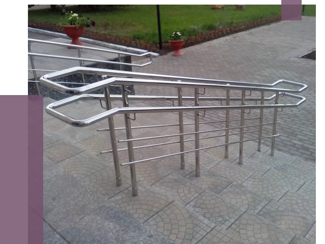 Перила для инвалидов в Устях-Илимске от 7717 руб. под ключ | ПРОЛЁТ-Сть