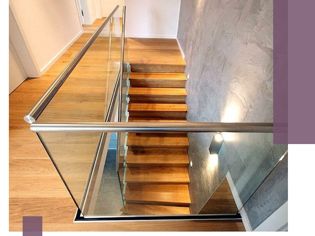 Перила для лестницы в доме — изготовление и монтаж в Устях-Илимске