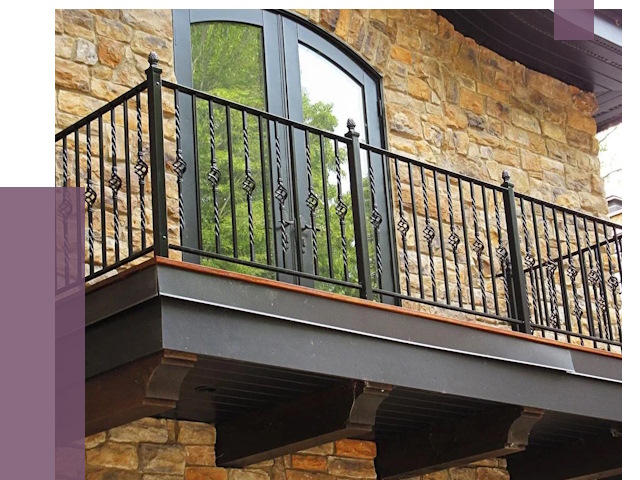Балконные ограждения в Устях-Илимске от 8164 руб. — купить | ПРОЛЁТ-Сть