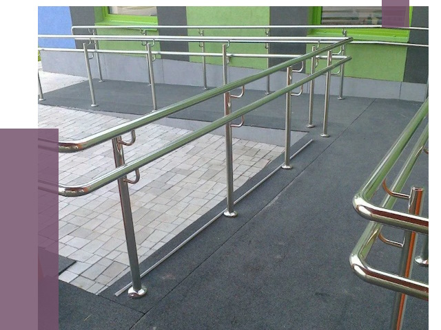 Ограждения пандусов в Устях-Илимске от 4420 руб. монтаж | ПРОЛЁТ-Сть