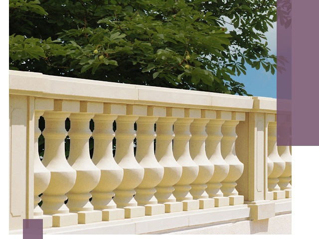 Установка балюстрады в Устях-Илимске: изготовление и монтаж под ключ