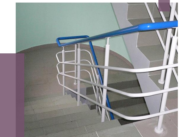 Перила в подъезде в Устях-Илимске — установка и замена от 7540 руб. | ПРОЛЁТ-Сть