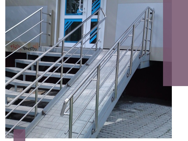 Пандус на крыльцо под ключ в Устях-Илимске: монтаж и изготовление