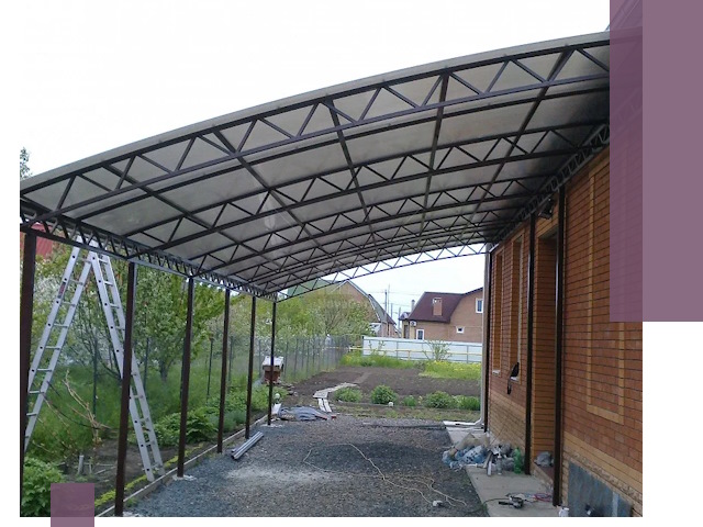 Профессиональный монтаж навесов под ключ в Устях-Илимске