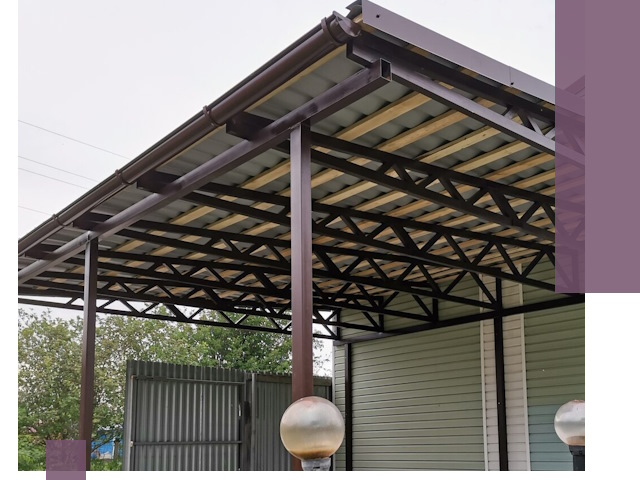 Навесы под ключ в Устях-Илимске: изготовление, монтаж и гарантия