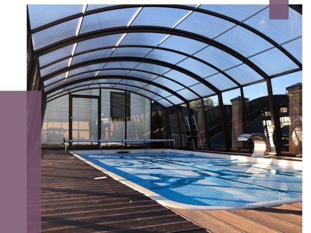 Навесы для бассейна в Устях-Илимске от 17056 руб. под ключ | ПРОЛЁТ-Сть