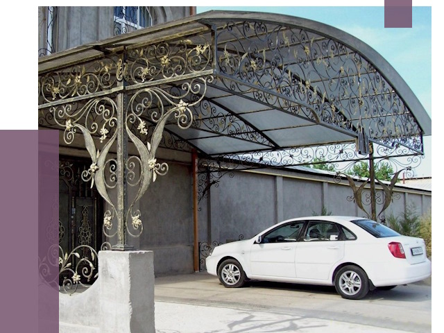Кованые навесы в Устях-Илимске от 14820 руб. | ПРОЛЁТ-Сть