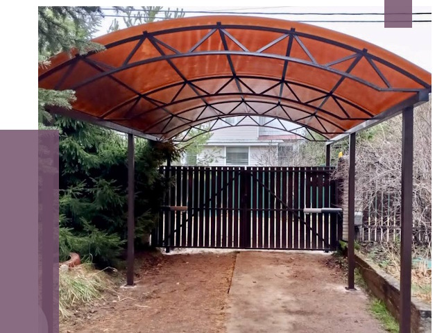 Арочные навесы в Устях-Илимске от 12948 руб. — изготовление и монтаж | ПРОЛЁТ-Сть