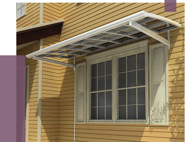 Козырьки над окнами в Устях-Илимске от 7748 руб. — монтаж, покупки | ПРОЛЁТ-Сть