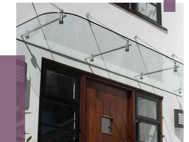 Стеклянные козырьки в Устях-Илимске от 19240 руб. | ПРОЛЁТ-Сть