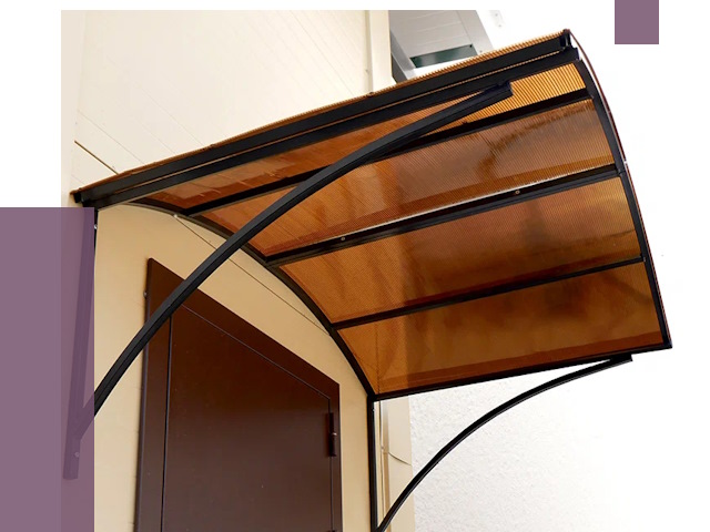 Недорогие козырьки в Устях-Илимске от 7717 руб.  | ПРОЛЁТ-Сть