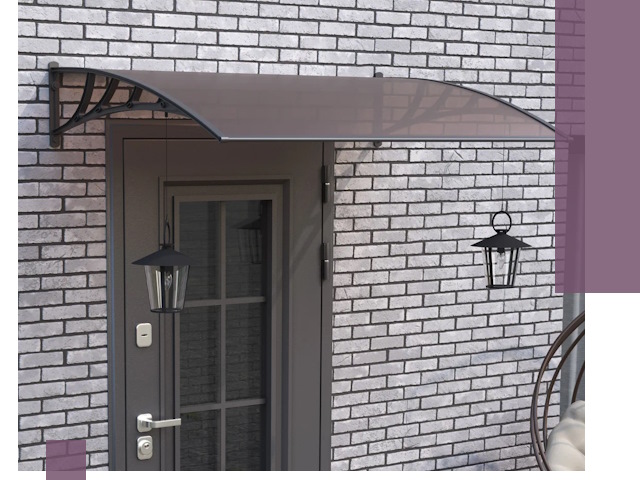 Недорогие козырьки и навесы под ключ в Устях-Илимске