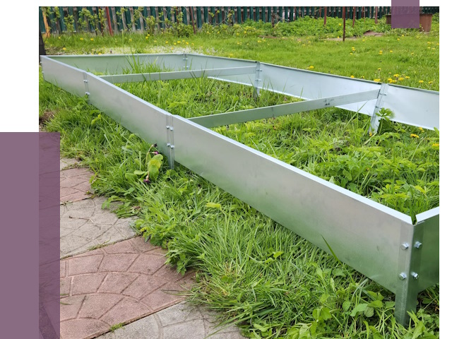 Металлические бордюры для грядок в Устях-Илимске от 1820 руб. 