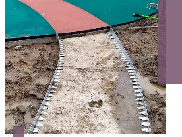 Металлические бордюры для дорожек в Устях-Илимске — монтаж и изготовление