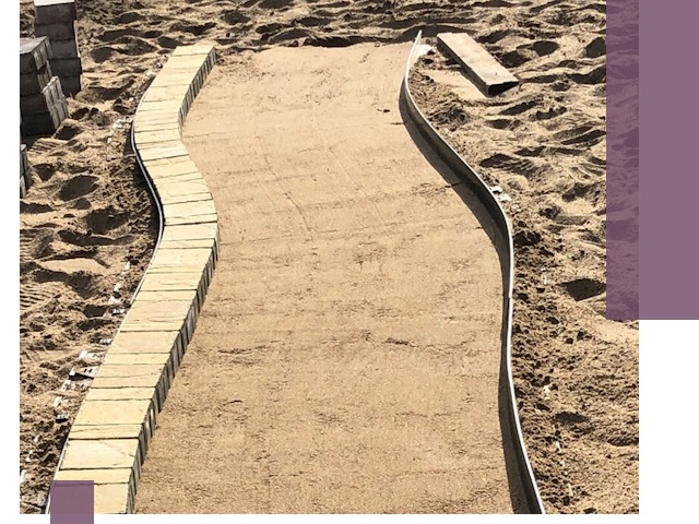 Металлические бордюры для тротуаров в Устях-Илимске — прочные и долговечные