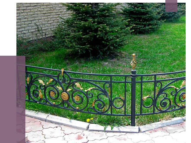 Кованые газонные ограждения в Устях-Илимске от 7748 руб. — ПРОЛЁТ-Сть